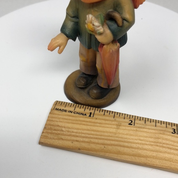ANRI My Friend Figurine Juan Ferrandiz Boy Flower Umbrella 4” Italy Club #2 - Picture 12 of 13